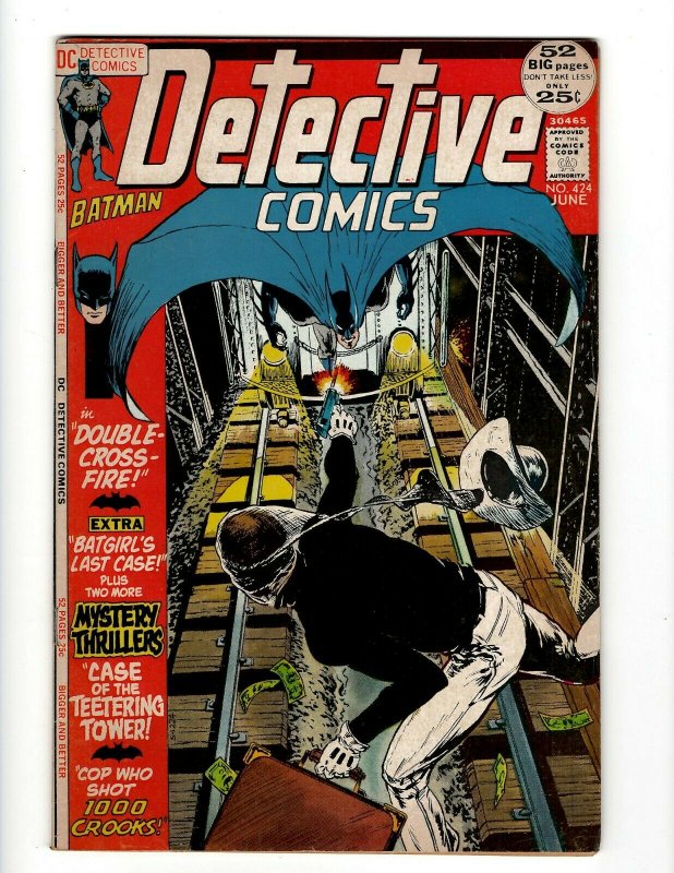 Detective Comics # 424 VF DC Comic Book Batman Robin Joker Gotham Penguin KD1