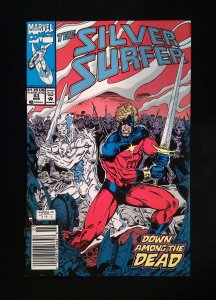 Silver Surfer #63 (2ND SERIES) MARVEL Comics 1992 VF+ NEWSSTAND