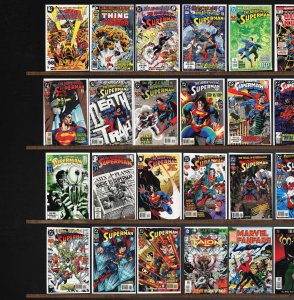 Huge Lot 140+ Comics with Adventures Of Superman, Superman, Atomika & More!