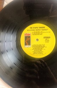 Staple singers be altitude:respect yourself LP,no sleeve