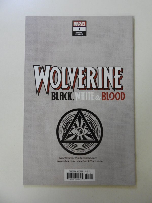 Wolverine: Black, White & Blood #1 Kirkham Variant Cover (2021) VF condition