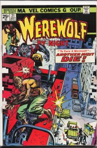 Werewolf by Night #21 (1974) Werewolf by Night