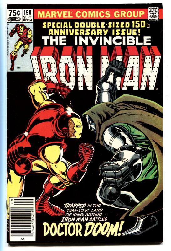 IRON MAN #150-comic book-DOCTOR DOOM-TOUGH BLACK COVER