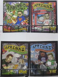 APPRENDIZ by Adam Suerte #1-4 The True Saga of a NY Tattoo Artist mini-comix