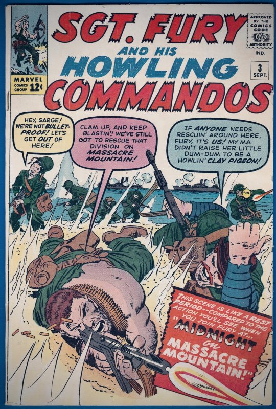 Sgt. Fury #3 (1963) 6.5+