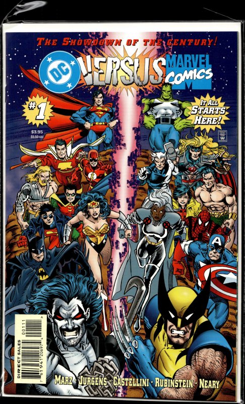 DC Versus Marvel/Marvel Versus DC #1 (1996) Superman