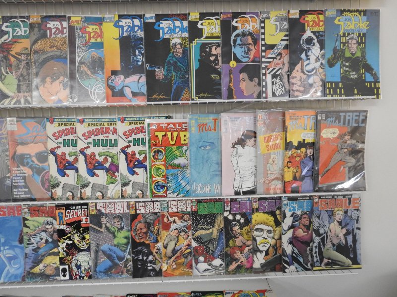 Huge Lot 170+ Comics W/ New Mutants, Iron Man, Sable, +More! Avg FN/VF Condition