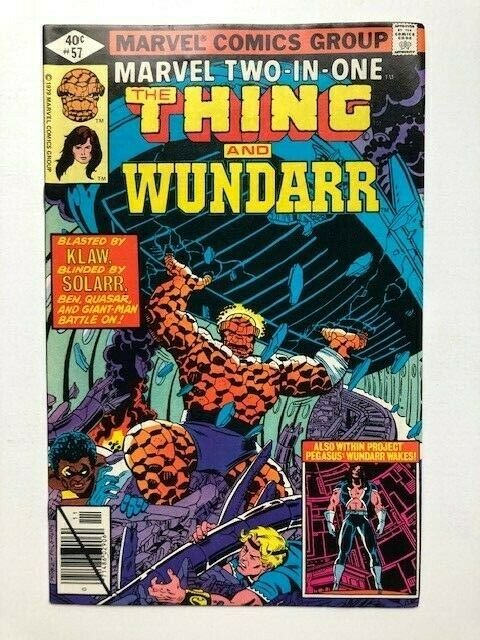 MARVEL Two in one THE THING and WUNDARR #57 direct edition FINE/VERY FINE (A287)