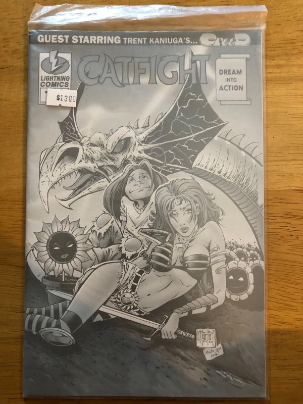 Catfight Dream Into Action #1 (1996) Platinum Edition Ltd. to 2100 With COA