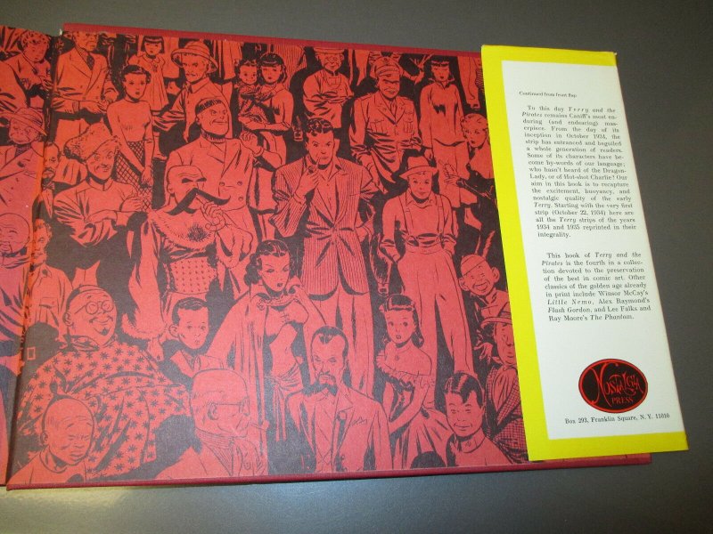 1970 Milton Caniff TERRY & THE PIRATES Nostalgia Press HC/DJ VF+ Golden Age