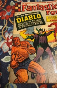 Fantastic Four #30 (1964)the infamous diablo- see description