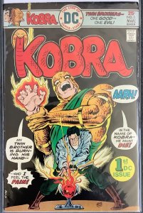 Kobra #1 (1976, DC) 1st Issue of Series. VF+