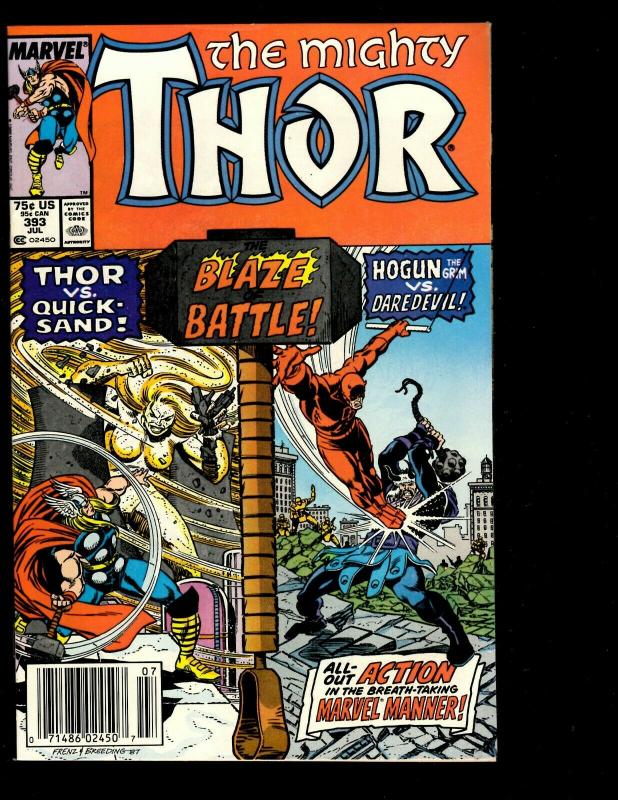 Lot of 8 Thor Marvel Comic Books 398 397 396 395 394 393 392 391 Spider-Man DS3