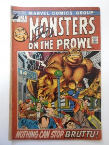 Monsters on the Prowl #18 (1972) VG Condition!