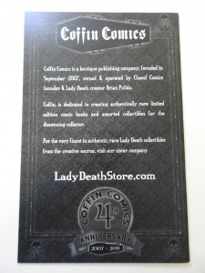 Lady Death Icon #1 Sly Edition NM Condition! Signed W/ COA!