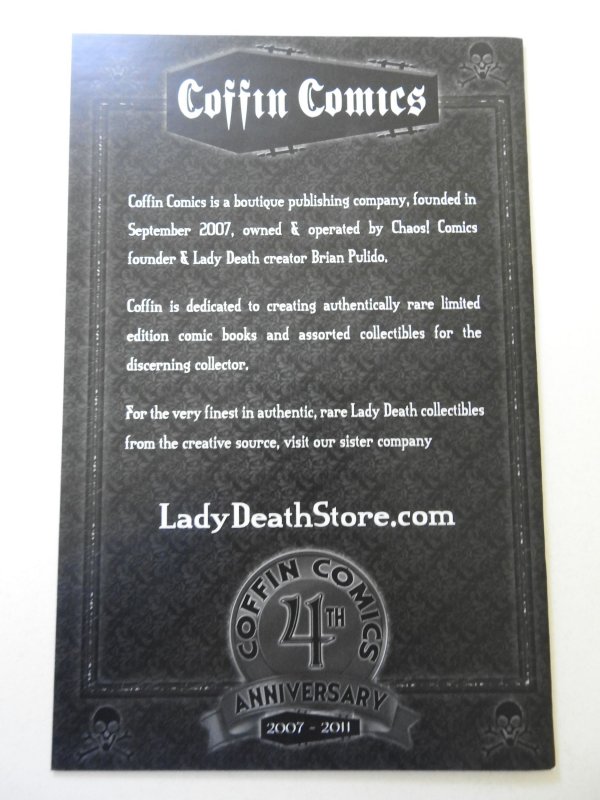 Lady Death Icon #1 Sly Edition NM Condition! Signed W/ COA!