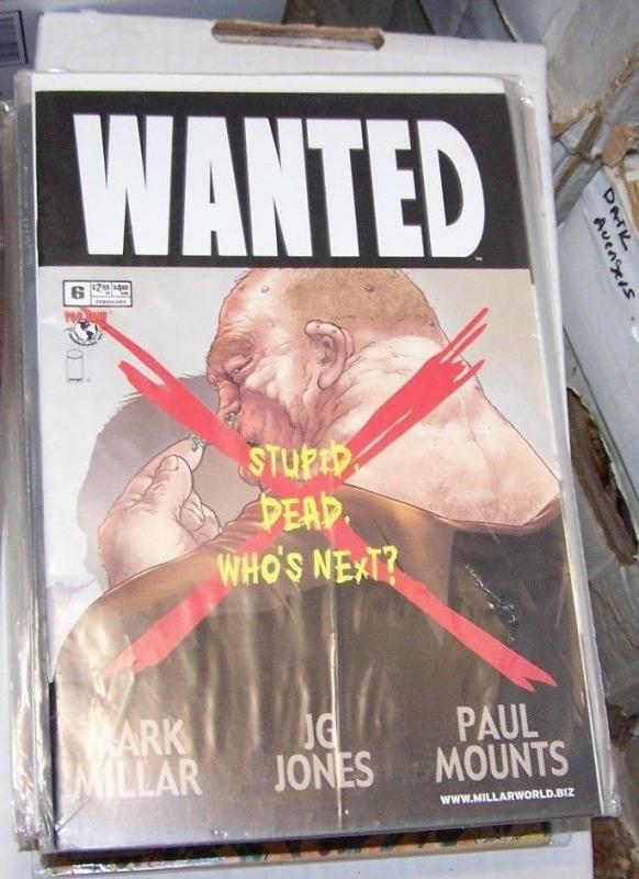 wanted-  comic #6     image movie top cow  mark millar