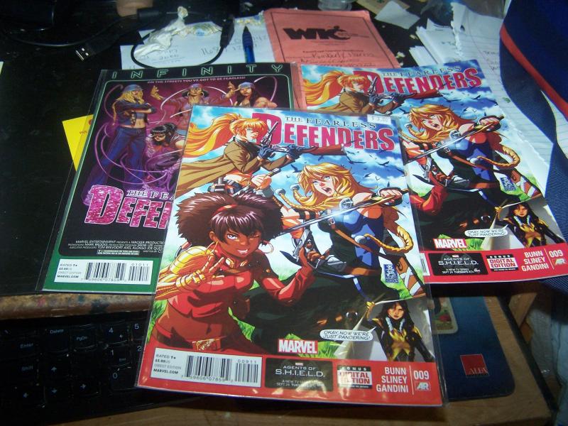 FEARLESS DEFENDERS # 9,10,9 INFINITY + VENOM+ THANOS