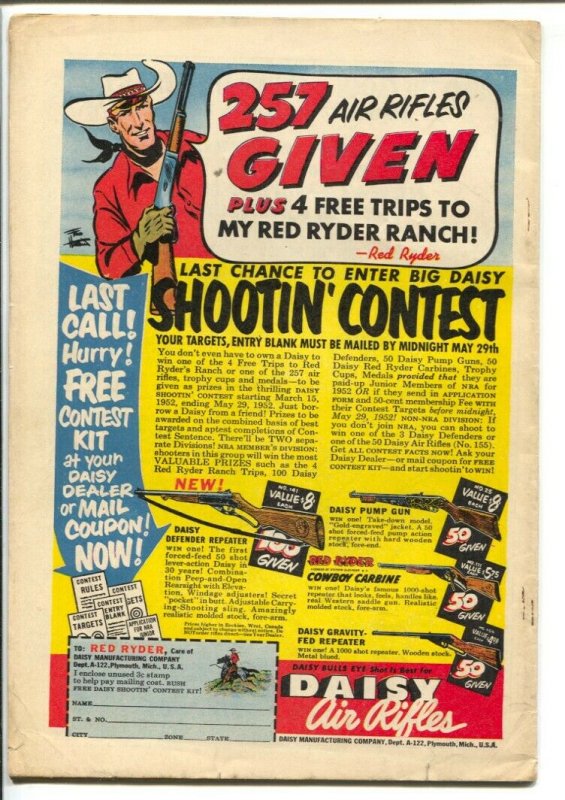 Tex Ritter Western #12-1952-Fawcett-Tex plays guitar-B-Western movie film sta... 