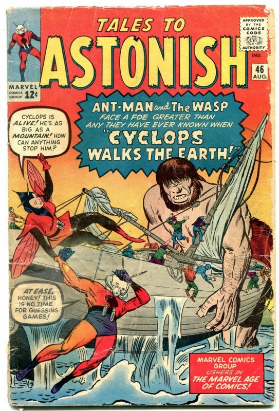 Tales To Astonish #46 1963--ANT-MAN-3rd Wasp-Marvel Kirby G/VG