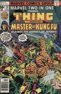 Marvel Two-In-One #29 FN ; Marvel | the Thing Shang-Chi