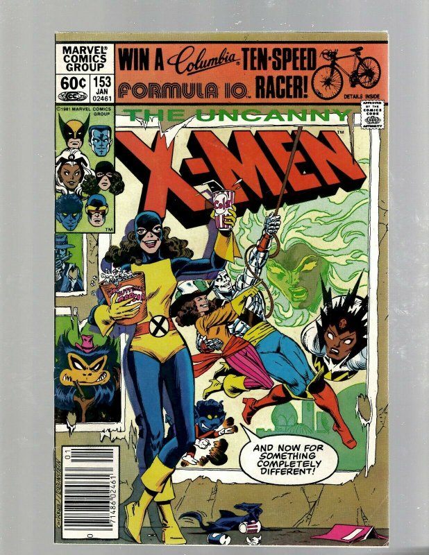 (Uncanny) X-Men # 153 VF Marvel Comic Book Beast Angel Cyclops Magneto SM19