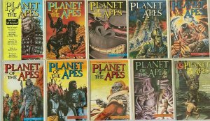 Planet of the apes full set #1-24 24 difference avg 8.5 VF+ (1990-92)