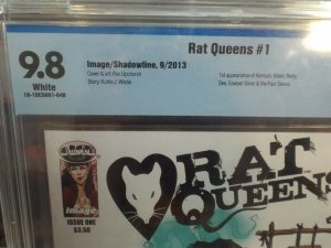 Rat Queens #1 - CBCS 9.8 - NM/MINT - 2013 - 1st Appearance of Rat Queens
