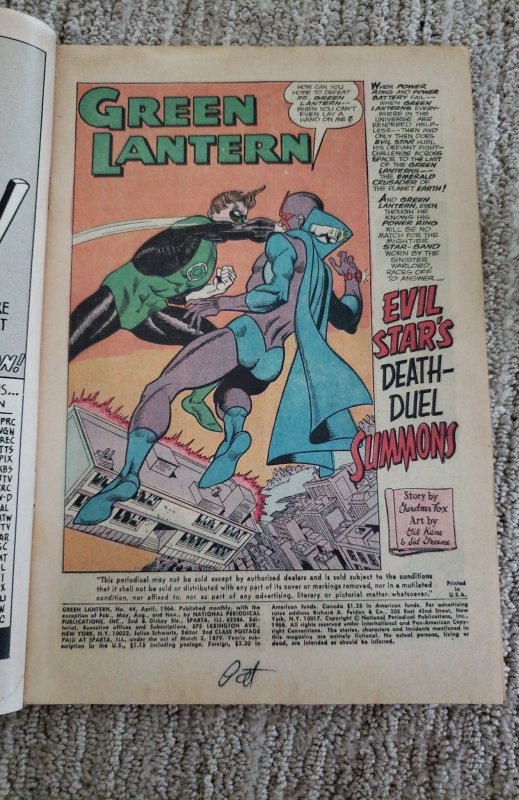 Green Lantern #44 (1966)