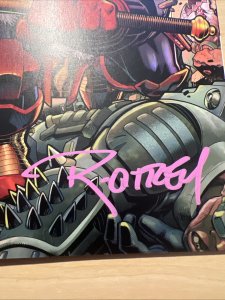 Battle Beast #1 Comic Invincible Variant Cover F Signed Ryan Ottley COA NM/NM+