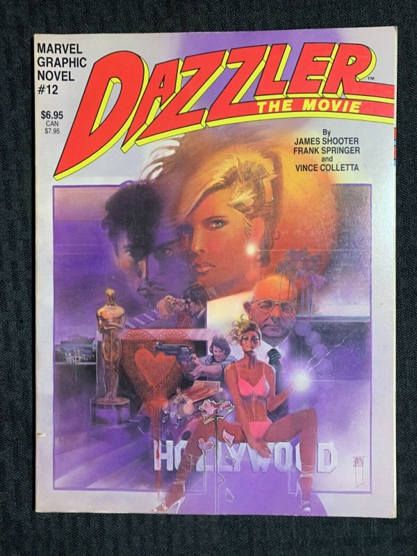 1984 DAZZLER THE MOVIE #12 by Frank Springer SC FN+ 6.5 2nd Printing