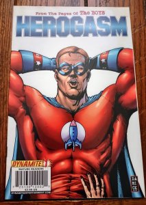 HEROGASM 1 DYNAMITE COMIC 1ST APPEARANCE SOLDIER BOY THE BOYS (see photos) 