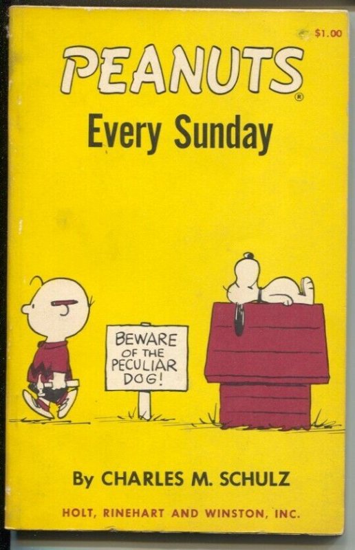 Peanuts Every Sunday 1968-Charles Schulz art-reprints Peanuts Sunday strips-V... 