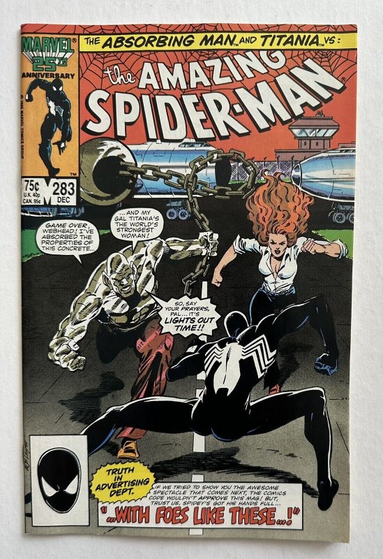 (1987) Amazing Spider-Man #283 1st cameo MONGOOSE