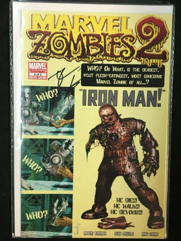 MARVEL ZOMBIES 2 #1-5 VF-NM ALL SIGNED BY ROBERT KIRKMAN 