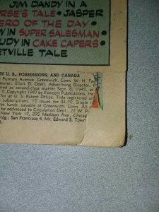 George Pal's Puppetoons #11 FAWCETT COMICS 1947 golden age precode puppet show 