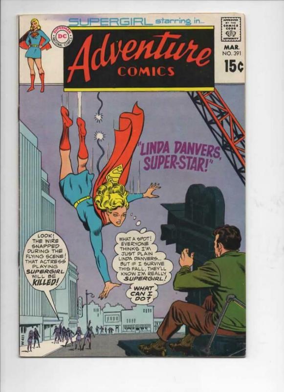 ADVENTURE COMICS #391, FN/VF, SuperGirl, Linda Danvers, 1938 1970, more in store