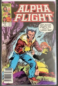Alpha Flight #13 Newsstand Edition (1984, Marvel) Wolverine Appearance. NM+