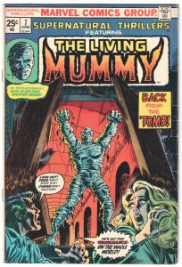 Supernatural Thrillers #7 (1974) The Living Mummy