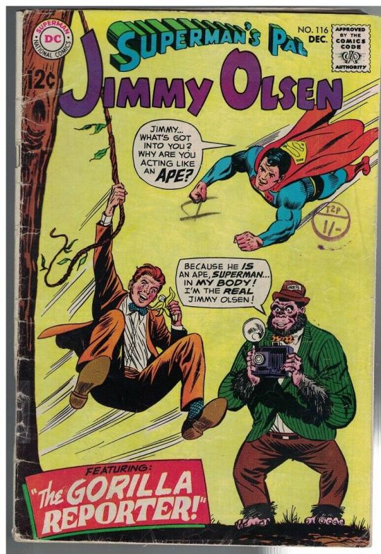 JIMMY OLSEN 116 GD-  Dec. 1968