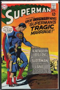 Superman #215 (1969) Superman [Moisture Damage]