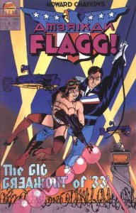 American Flagg (Howard Chaykin's ) #4 VF ; First | John Francis Moore