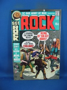 OUR ARMY AT WAR 233  F  SGT ROCK DC 1971