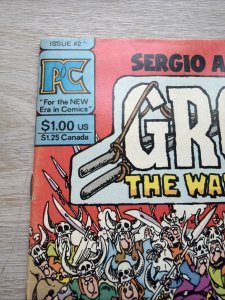 Groo The Wanderer #2 Pacific Comics Signed No Coa