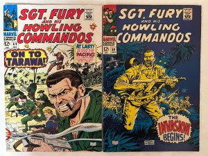*Sgt Fury (1963 Marvel) 46vf, 47fn, 48fvf, 49fn, 50vf