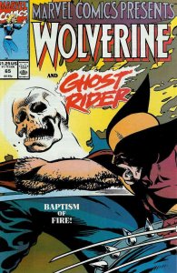 Marvel Comics Presents #65 FN ; Marvel | Wolverine Ghost Rider