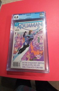 Aquaman #1  CGC 9.0 WP  MARVEL (1986) NEWSSTAND