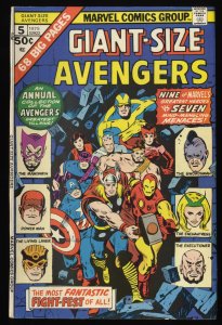 Giant-Size Avengers #5 FN/VF 7.0