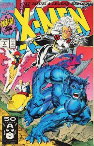 X-Men #1 Storm and Beast Cover (1991) X-Men [Key Issue]