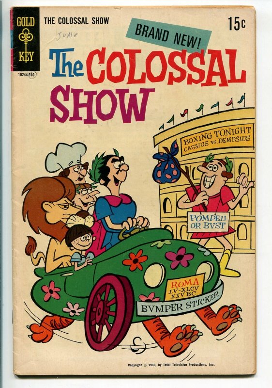 THE COLOSSAL SHOW #1 1969-GOLD KEY-TV SERIES-1ST ISSUE-vg